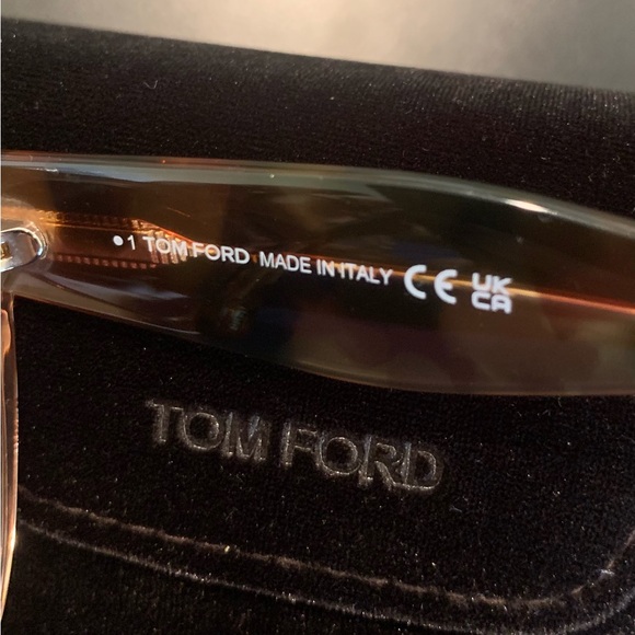 Tom Ford Women\'s Tortoise Shell / Crystal Peach Sunglasses main image 5